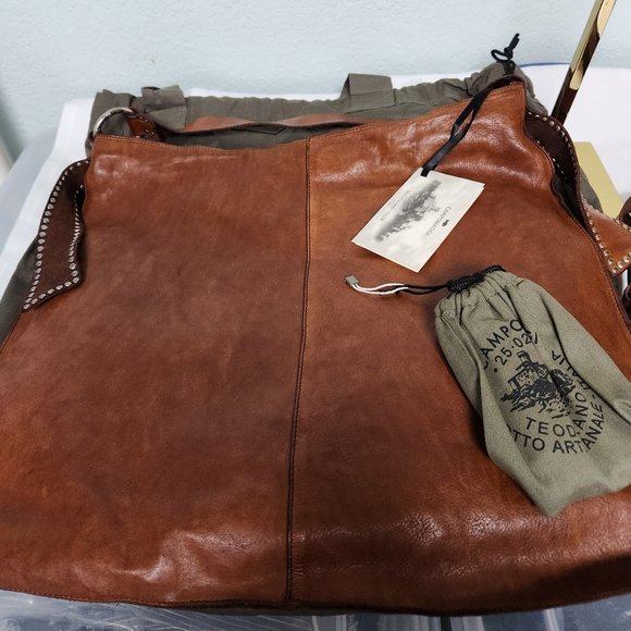 Campomaggi XXL Iris Studded Streamer Shopper - Picture 3 of 8